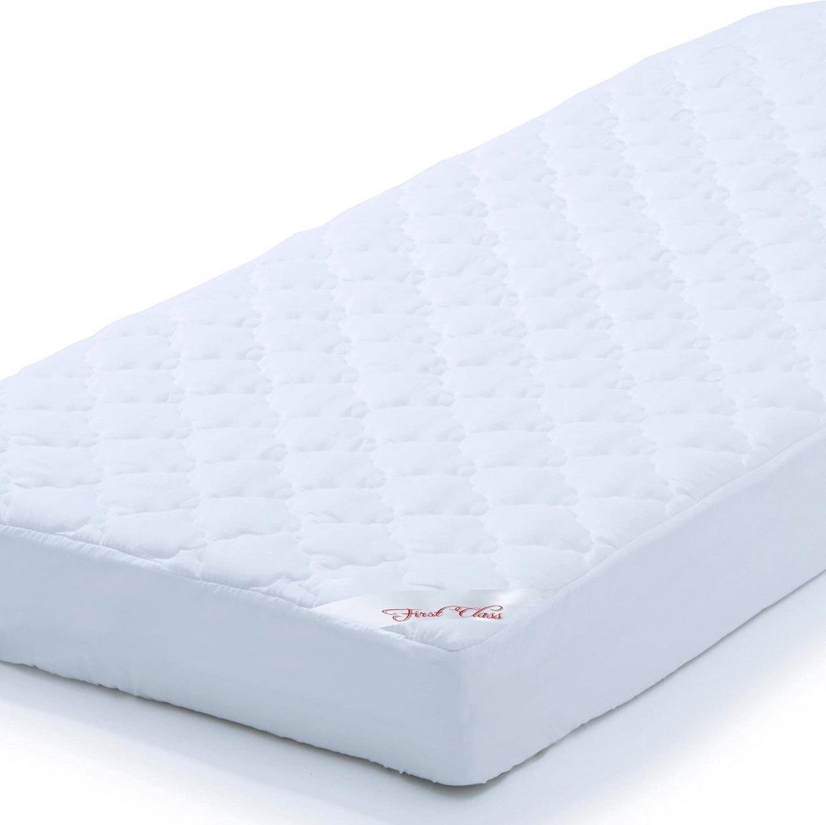 Onderbed Matrasbeschermer - Matras overlay - Hygiënisch slapen - Elastiek rondom - 180 x 200 cm - Wit