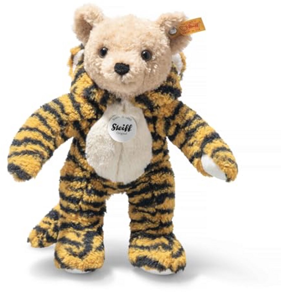 Knuffeldier Hoodie-teddybeer Tijger 27 cm - Schattige Pluche Vriend voor Kinderen