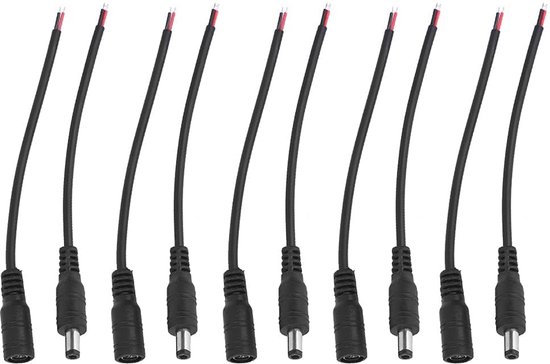 Waterproof DC 5.5x2.1mm Power Extension Cable – 36W Copper Wire, Multiple Lengths (1m–15m) For LED Strips, CCTV, Routers
