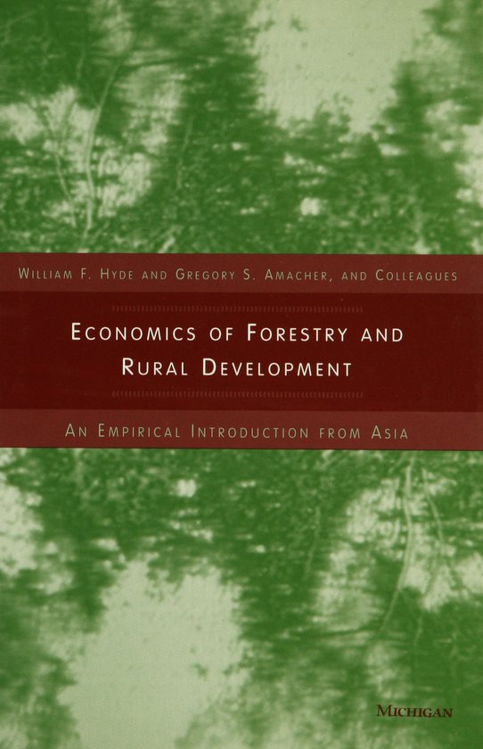 Economics of Forestry and Rural Development - cover