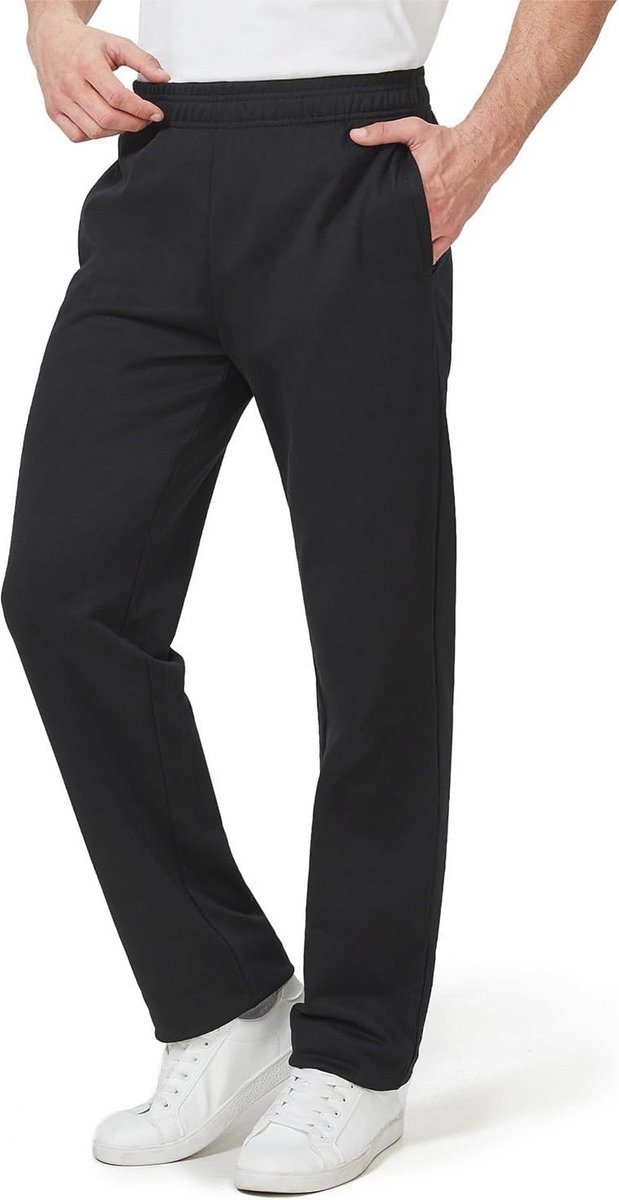 Heren Tall Joggingbroek met Open Bodem en Zakken - 36"/34"/32" Binnenbeenlengte