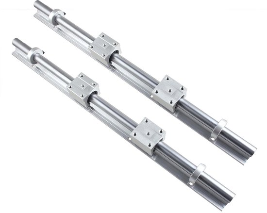 Lineaire geleiding SBR12 300 mm met 2 rails en 4 lagerblokken voor CNC ...