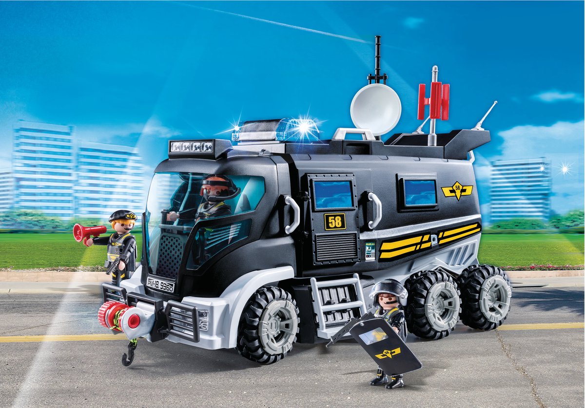 PLAYMOBIL City Action SIE-truck met licht en geluid - 9360 — afbeelding 4