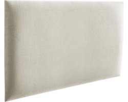 Gestoffeerde 3D wandpanelen voor slaapkamer en kantoor | Wanddecoratie en hoofdbord | Créme 50x40 cm