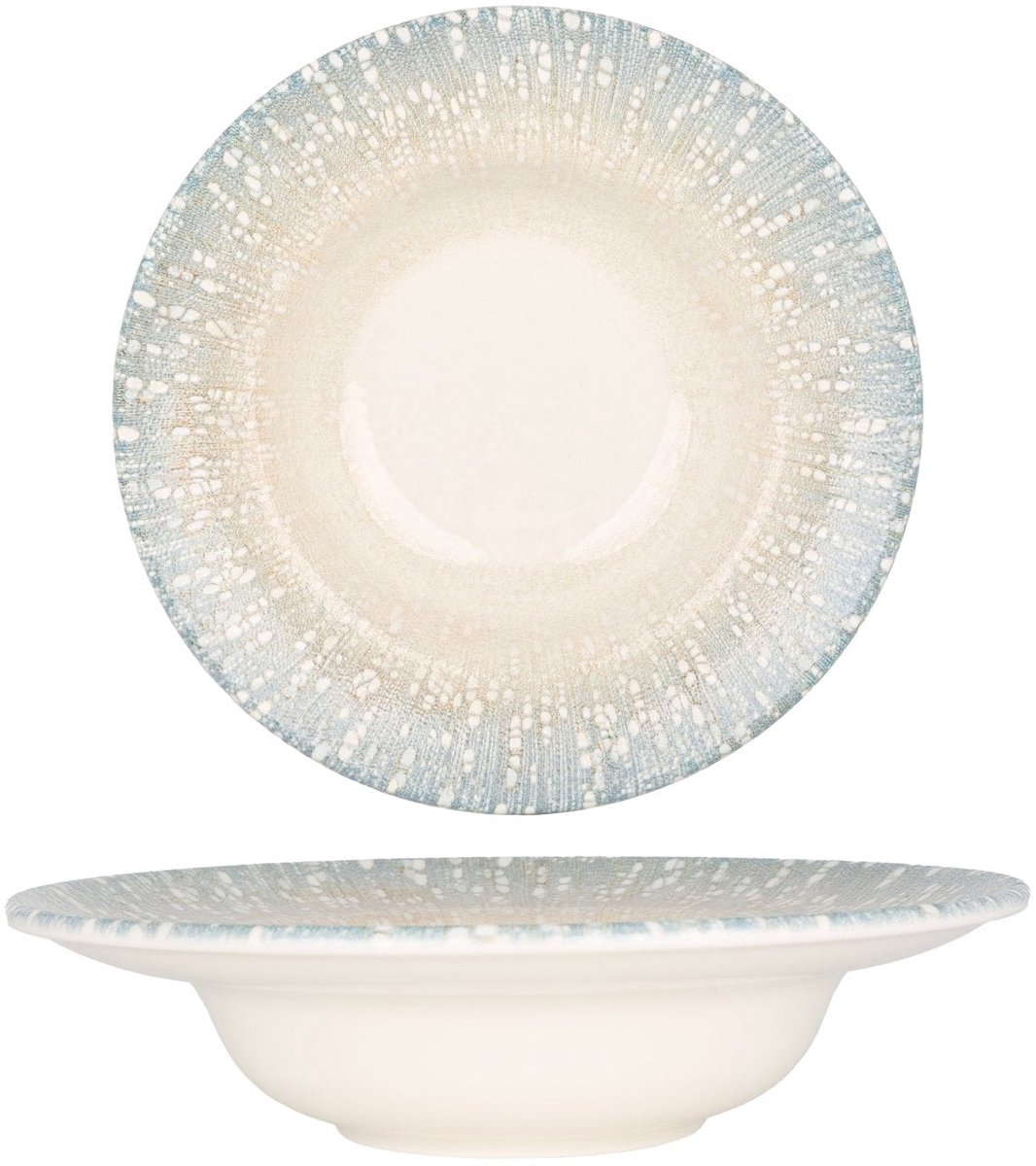 By Bone Pastabord - Vista - Porselein - 25 cm (400cc) - set van 2