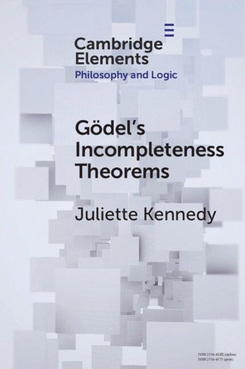 Omslag van Elements in Philosophy and Logic - Gödel's Incompleteness Theorems