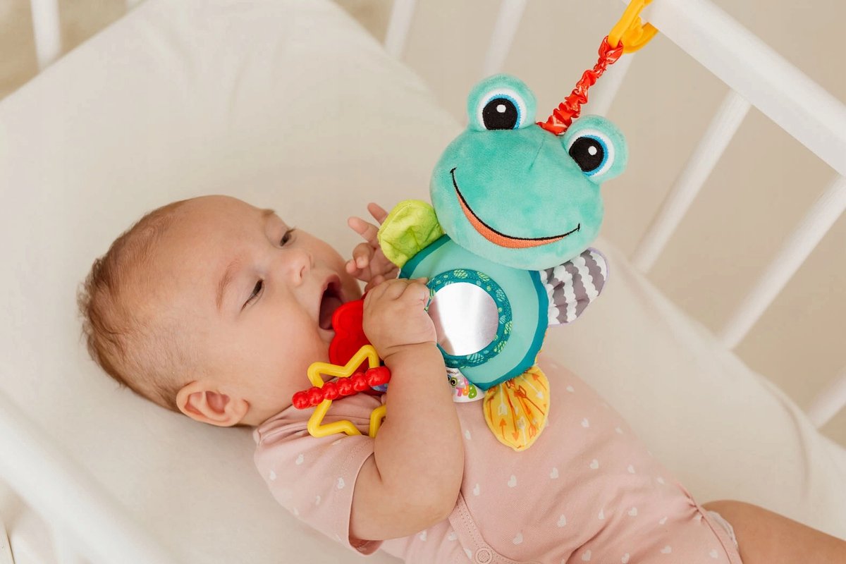 Balibazoo Zwariowany Felek Speelgoedhanger met Bijtring - 0m+