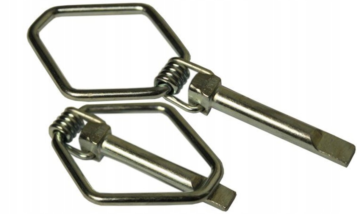 GRANIT Borgpen met veer 8mm - Robuuste bevestiging voor machines