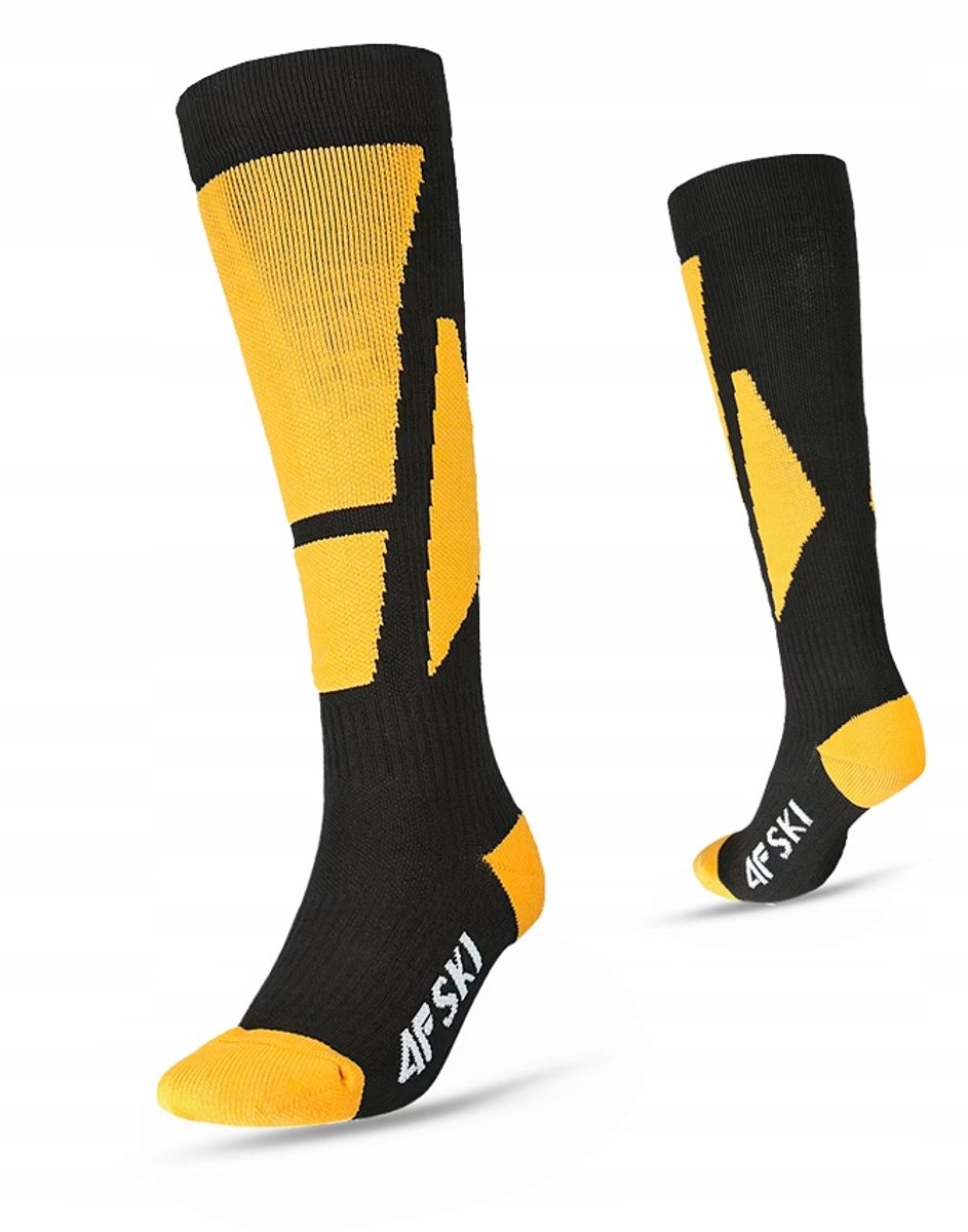 4F Thermolite Skibroek Sokken Heren Dames Warm & Comfortabel Zwart