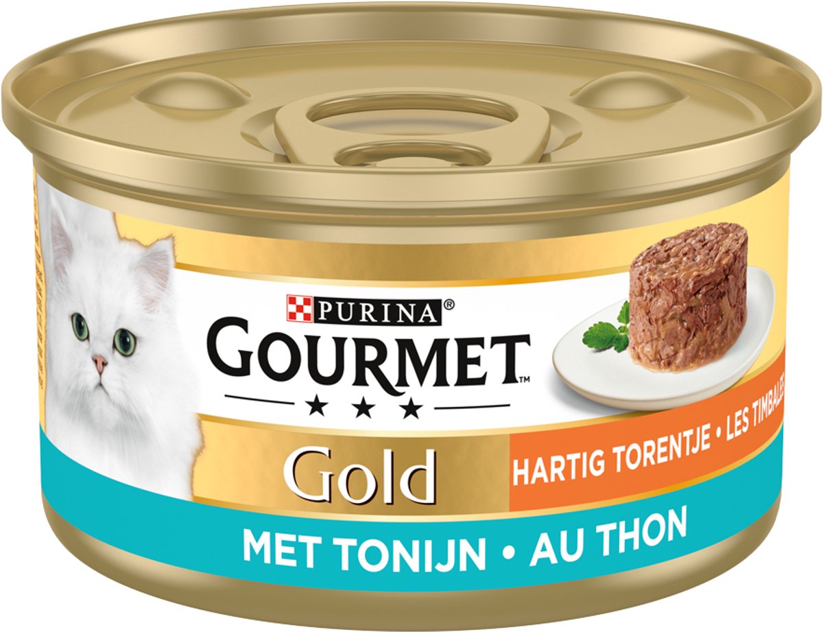 Gourmet Gourmet Gold Hartig Torentje - Kip met wortel - 48 x 85 g