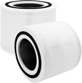 2-pack vervangingsfilters - geschikt voor Levoit Core 200S luchtreiniger - 3-in-1 H13 True HEPA-filter - actief koolstoffilter - onderdeelnummer Core 200S-RF