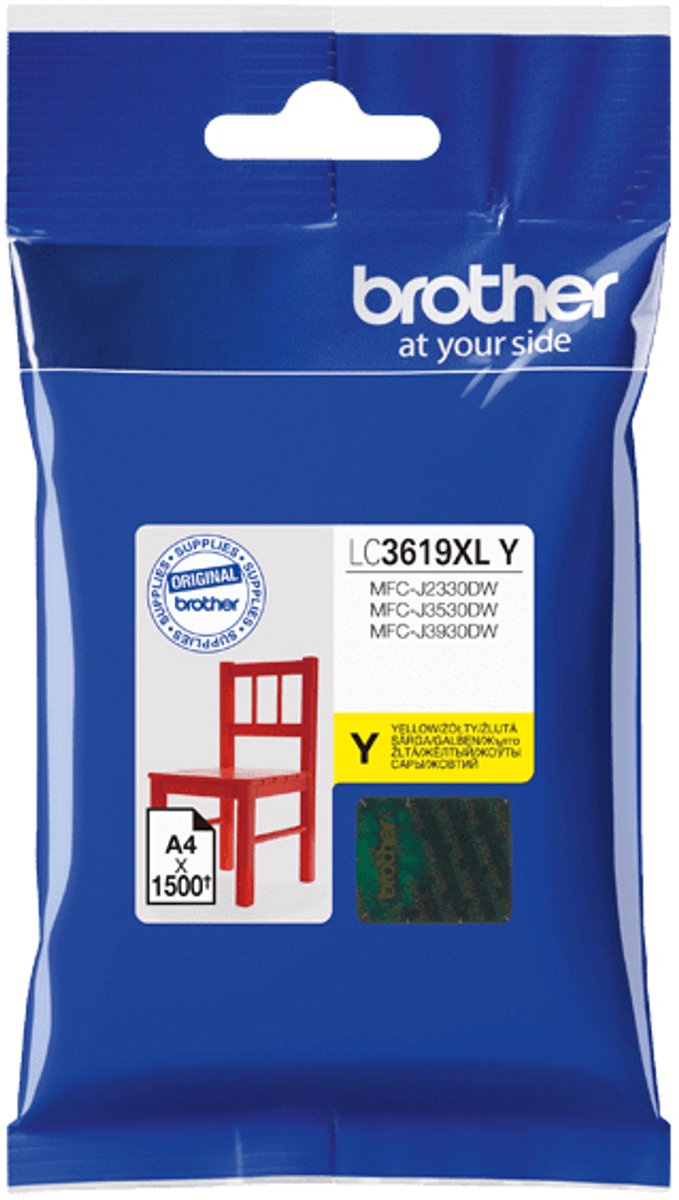 Brother LC-3619XLY inktcartridge Origineel Yellow 1 stuk(s)