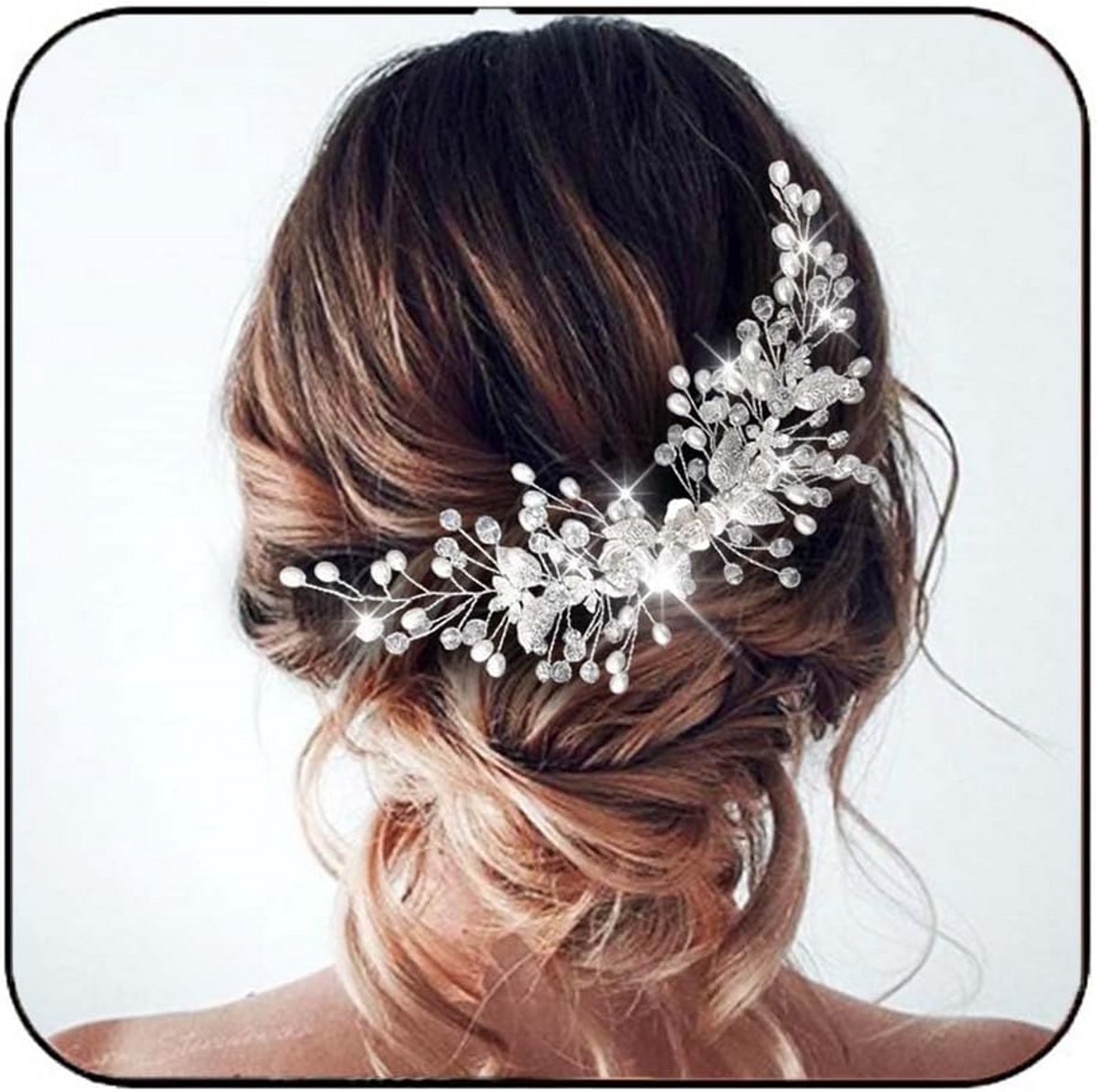 Haaraccessoires voor Bruids- en Feestkapsels met Parels en Strass
