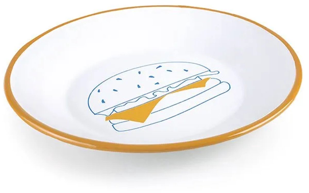 Ibili Gastrodessin Hamburgerbord Wit
