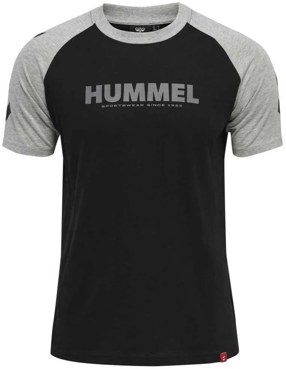 Hummel Legacy Blocked T-shirt Met Korte Mouwen Zwart 2XS Man,Vrouw
