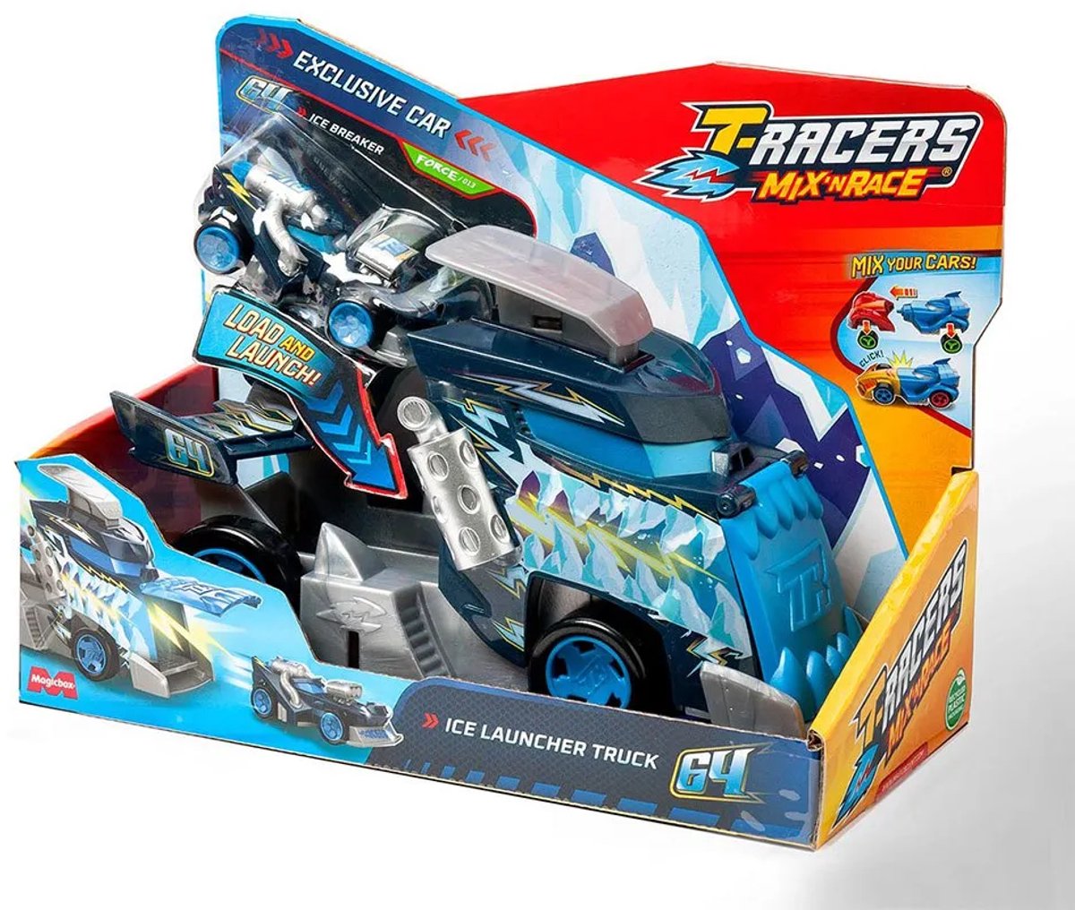 Magic Box T-racers Mix ´n Race Ijslanceringstruck Transparant Kinderen