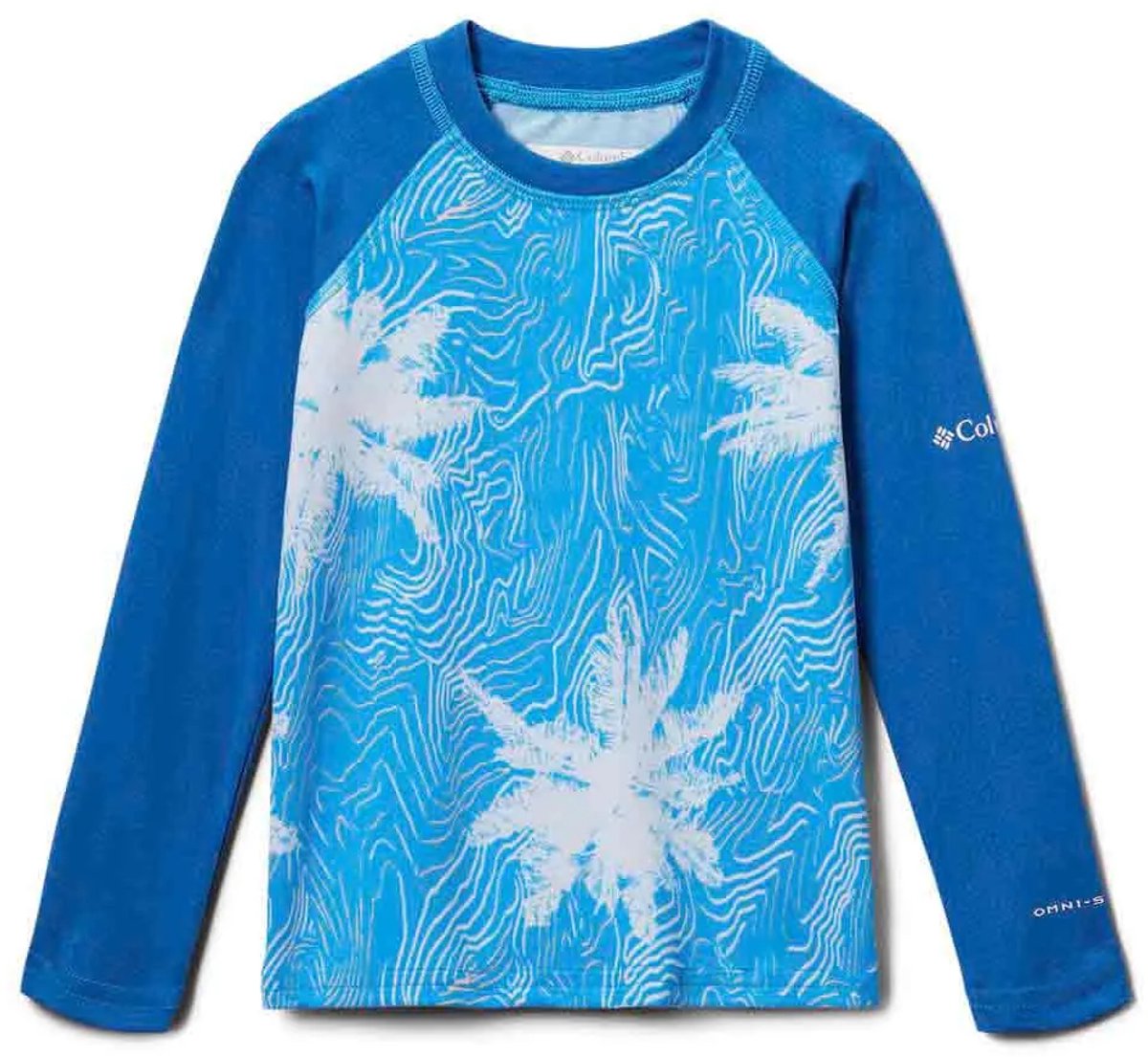 Columbia Sandy Shores™ printed Sunguard T-shirt Met Lange Mouwen 10-12 Years Meisje Blauw
