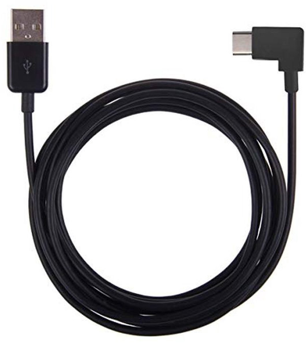 USB-C naar USB 2.0 Kabel 90 Graden Connector voor Tablet en Mobiele Telefoon - 200cm
