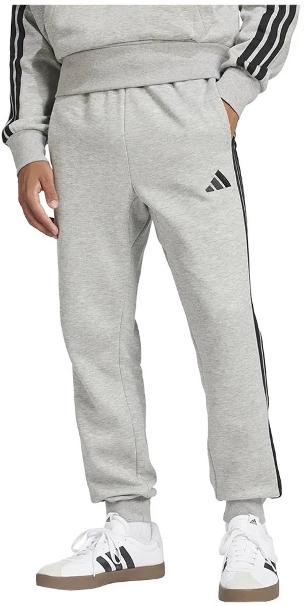 Adidas Essentials 3 Stripes Fleece Joggers L Regular Man Zwart