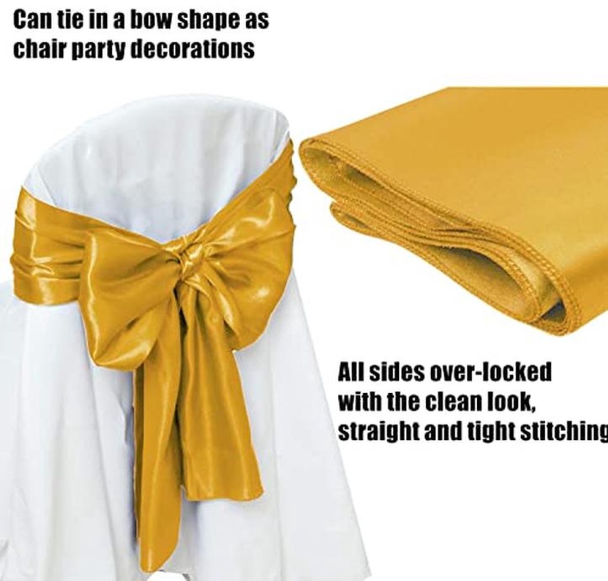 12 stuks gouden satijnen tafelloper 30 cm x 275 cm voor bruiloften en feesten