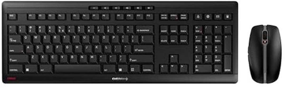 Draadloze Toetsenbord- en Muisset met Fluisterstille Toetsaanslag en Schaarmechanisme - QWERTY Indeling