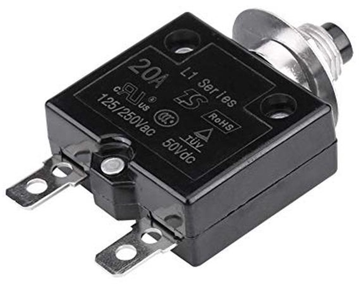 Circuit Breaker 5A tot 30A - Reset Thermoschalter voor Overstromingsbescherming