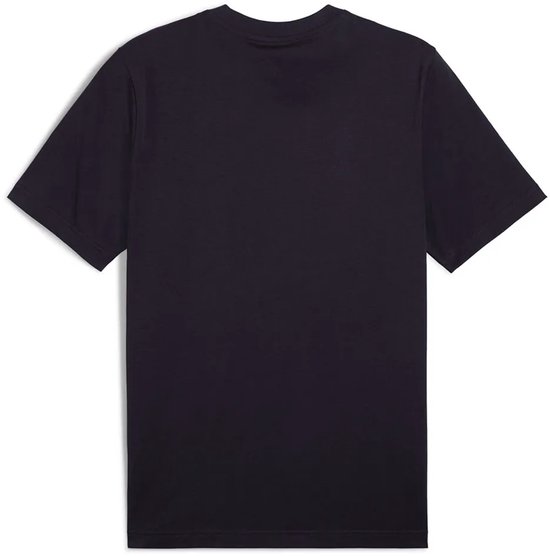 Donkerblauwe PUMA T-shirt, de achterkant is te zien.