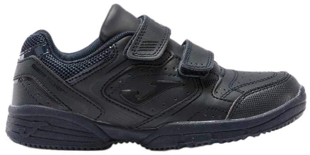 Zwarte JOMA klittenbandschoenen voor jongens, EU 33, met duurzame en comfortabele materialen voor dagelijks gebruik.
