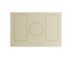 Klarstein Inductiekookplaat Victoria 77 cm inbouw, 5 zones en 2 flexzones, 11500 W boost, schuifregelaar, timer, kinderslot, retro design, restwarmte-indicator - voor Keuken - Touch - Induction Hob - Inductie Kookveld