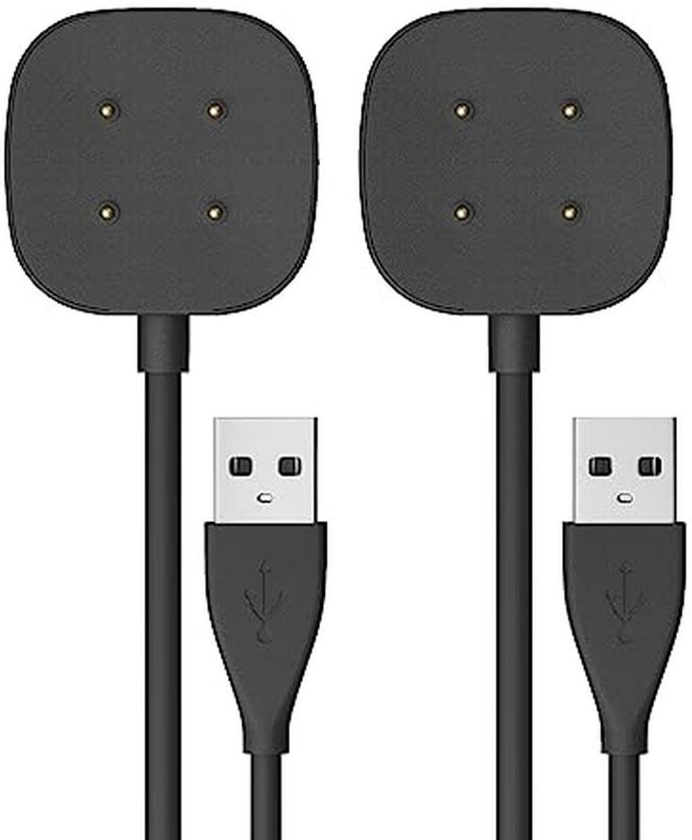 Oplader voor Versa 4 en Sense 2 - Snel Opladen Kabel Dock 3.3Ft - 2-Pack