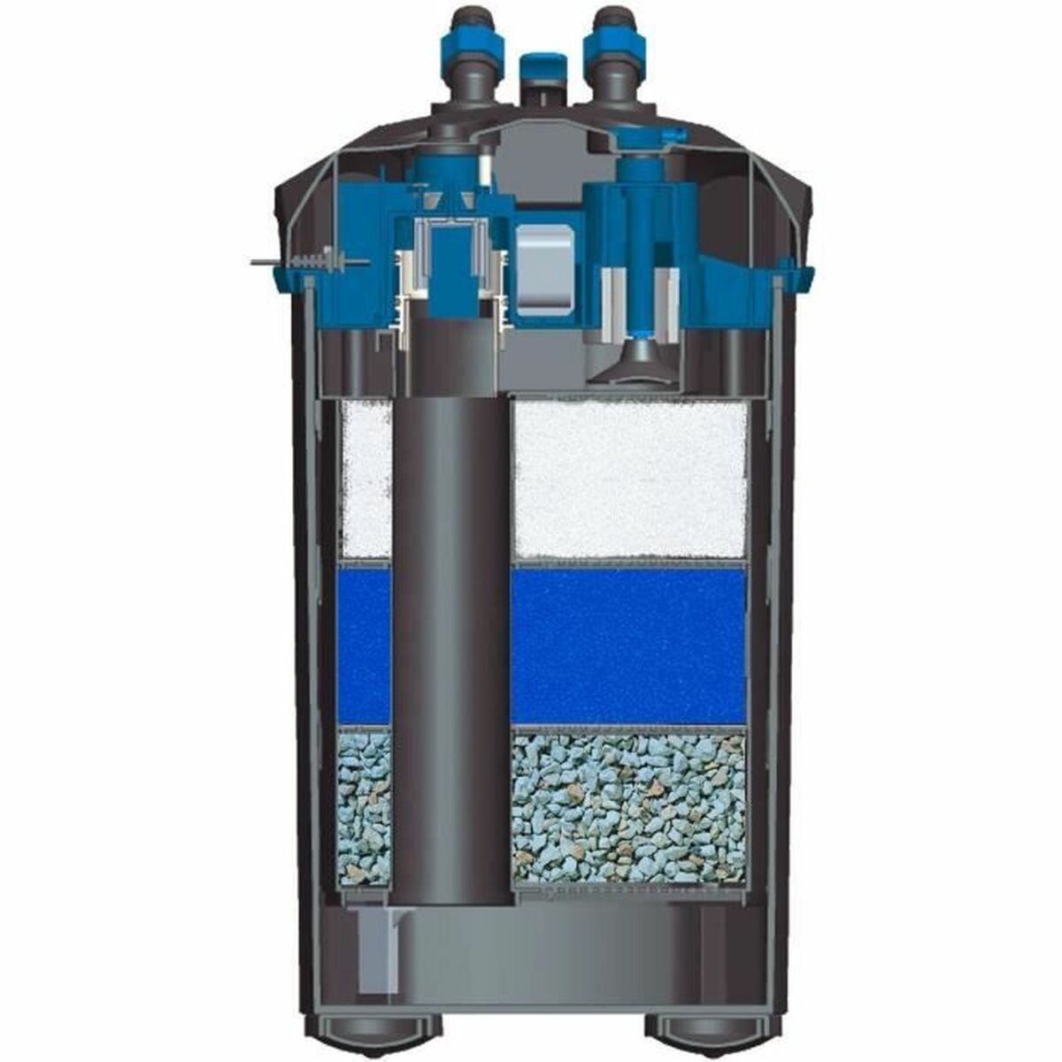 Extern filter - Zolux - Xternal 200 - Voor aquaria van 100 tot 200 L - Debiet 850 L/u - 9.3W thumbnail 4