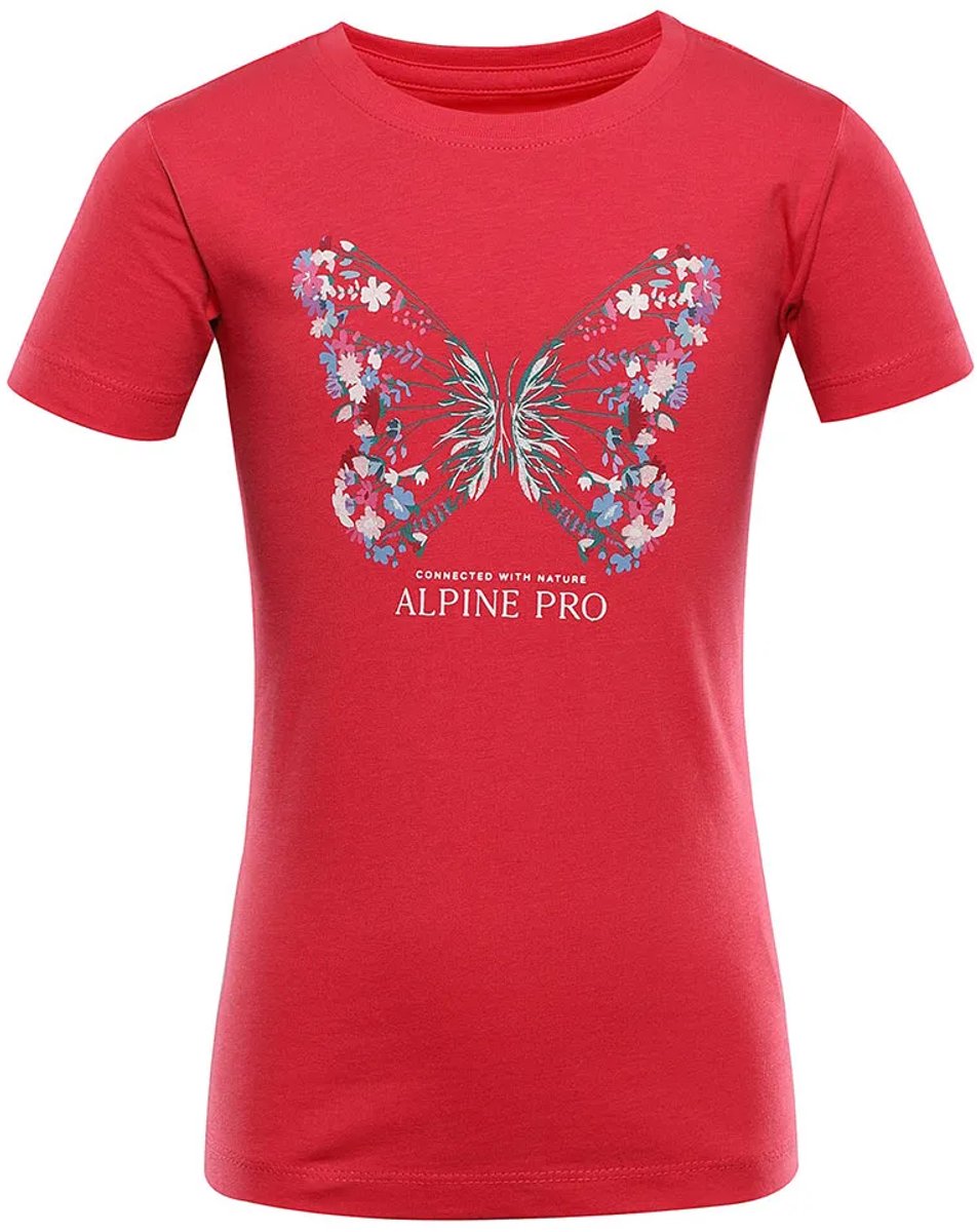 Alpine Pro Dallo 2 T-shirt Met Korte Mouwen -134 cm Jongen Raspberry Variation Pd