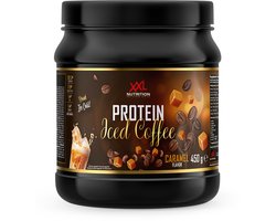 XXL Nutrition - Protein Iced Coffee Caramel - Eiwitrijke IJskoffie Shake voor Energieboost, Spierherstel & Ontbijt - Whey Eiwitpoeder - Whey Protein - Proteïne Poeder - Eiwit Shake - 450 Gram