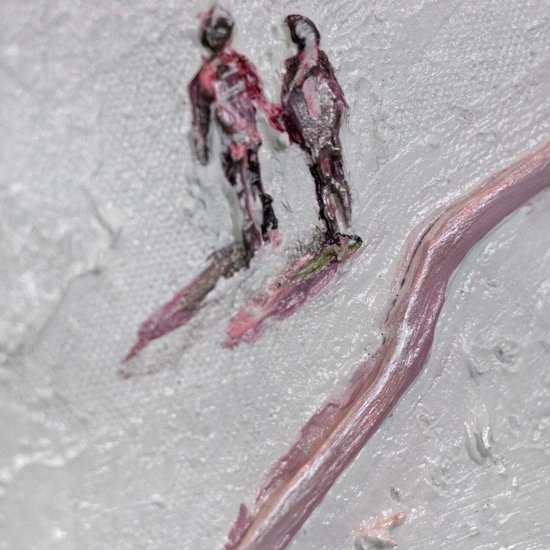 YS Schilderij White 100x50