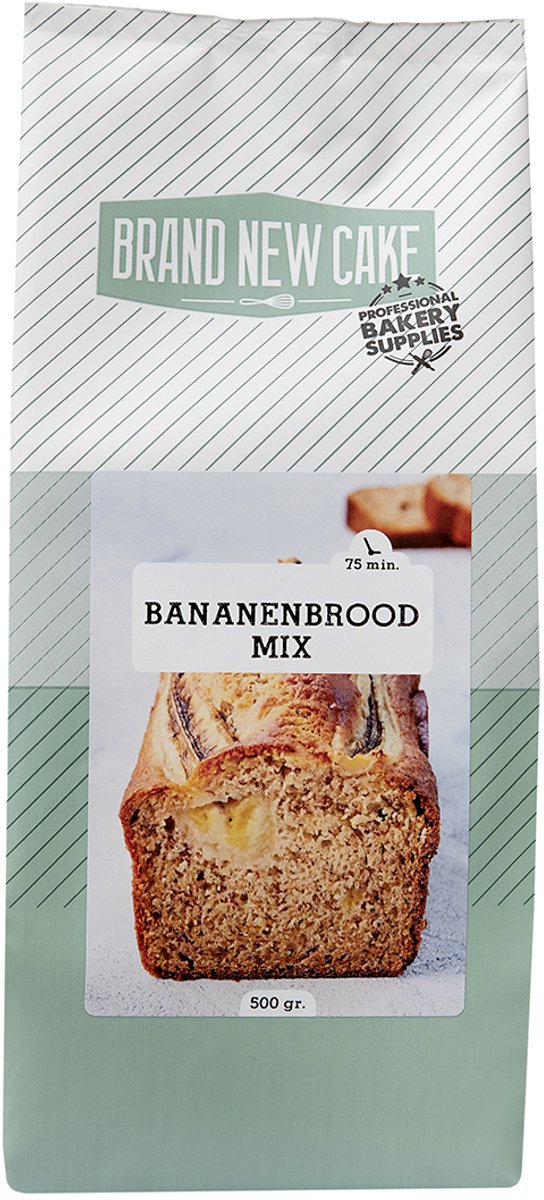 BrandNewCake® Bananenbrood / bananabread mix 500gr - Bakmix