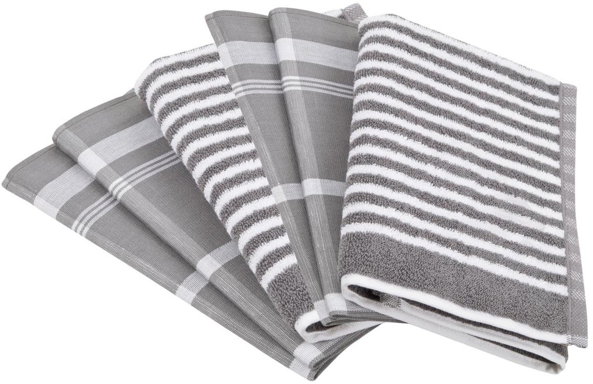 Ross Sonstiges 4 X theedoek- 2 X keukenhanddoek - in set 6 pack Exclusiv