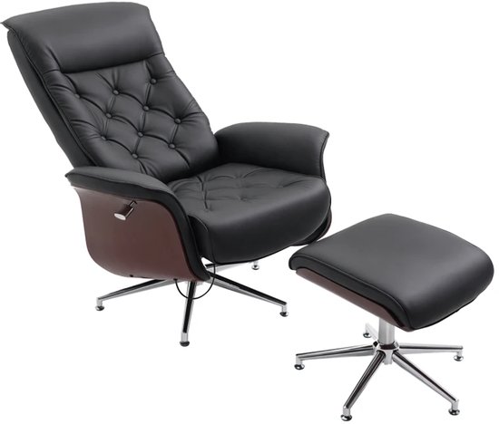 Exoluxe Relaxfauteuil Retro Chesterfield - 360° Draaibaar - Exoluxe - €379,95