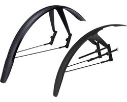 BBB Cycling Spatbord Set - DiscGuard Plus - Verstelbaar & Compatibel met Schijfremmen - Mountainbike & Racefiets - BFD-66S