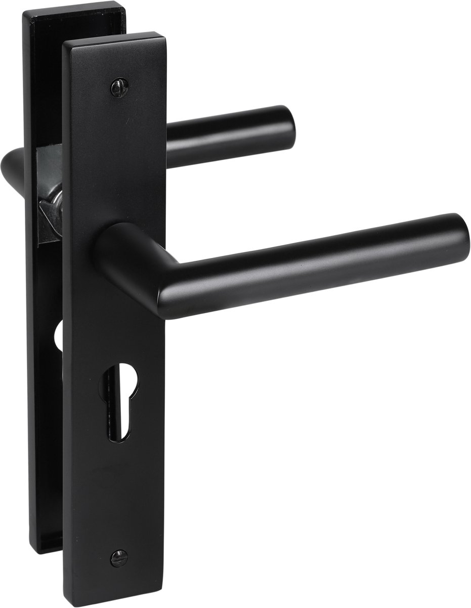 Impresso London kruk/schild - ovaal - PC55 - schroef - aluminium - zwart