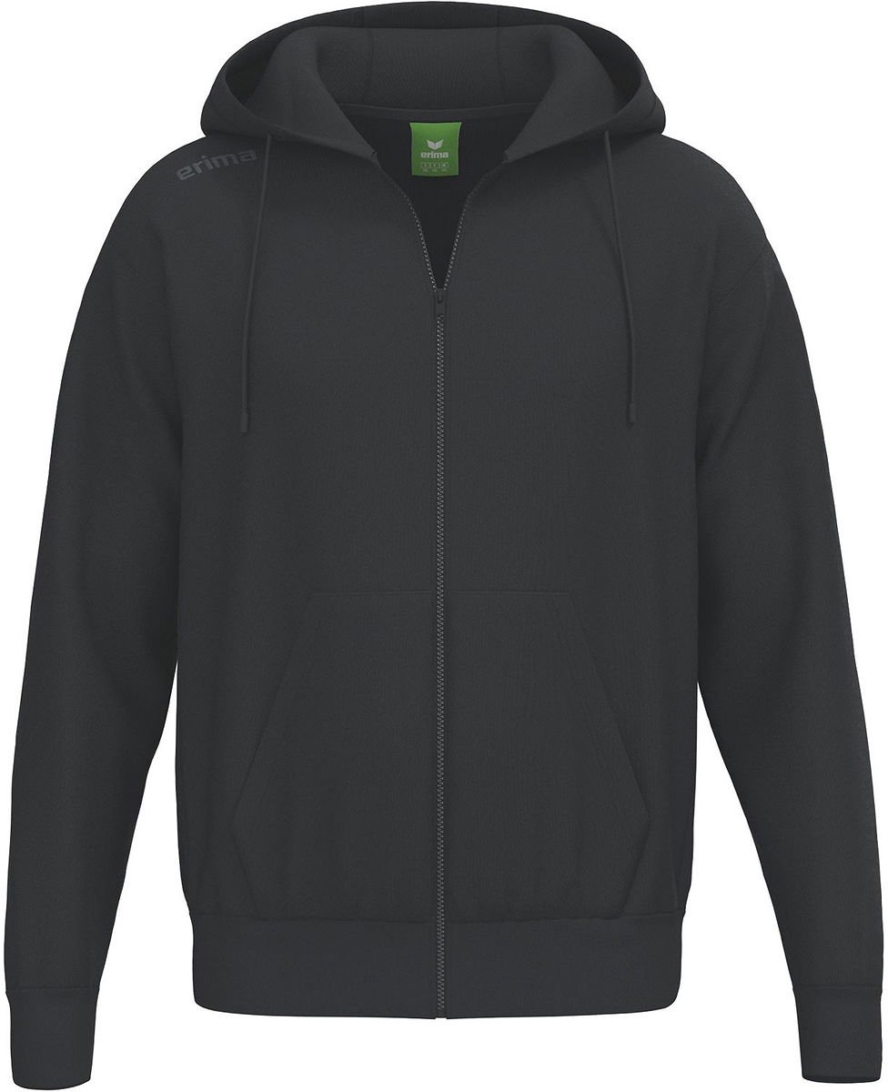 Erima Ts Sweatjack Met Capuchon Heren - Zwart | Maat: 5XL
