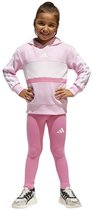 Adidas Seasonal Essentials Tiberio 3 Stripes Fleece Leggings Trainingspak Roze 4-5 Years Meisje