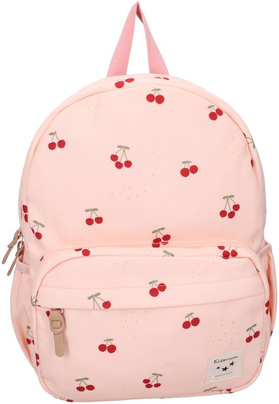 Kidzroom Secret Garden - Kinder rugzak - 11,7 liter - 36 x 27 x 12 cm - Kersen - Roze