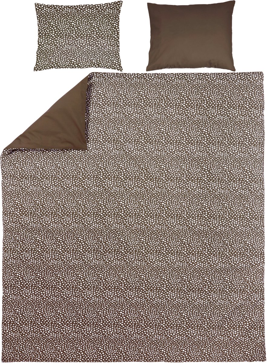 Meyco Cheetah Dekbedovertrek Chocolate 200 x 200 / 220 cm