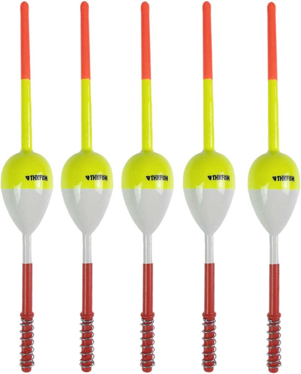 Visdobbers Balsa Hout Voor Crappie en Panfish - 5 Stuks
