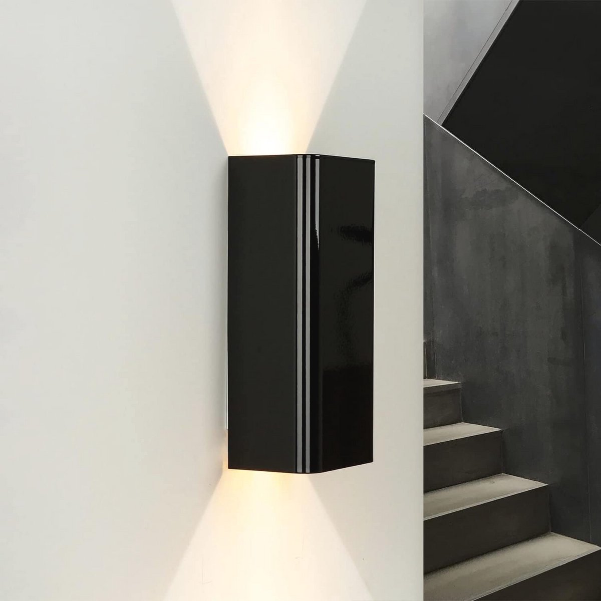 Verstelbare Wandlamp GU10 voor Binnen - Zwart - Indirecte Verlichting voor Woonkamer, Hal, en Slaapkamer