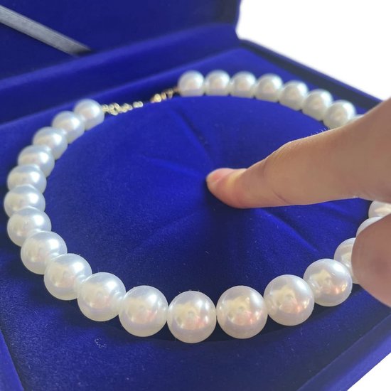 Grote parel ketting - Betaalbare Trendy dameskleding en Sieraden online