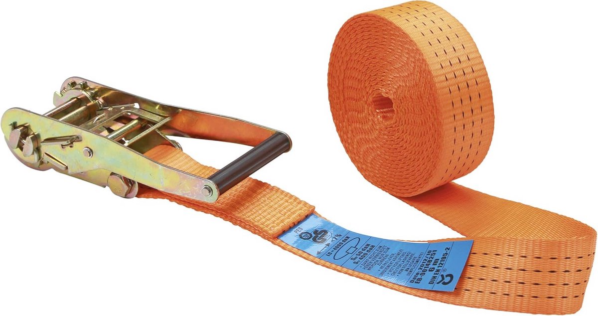 Sjorriem 1-tlg. oranje 50mm/6m, 2000/4000kg