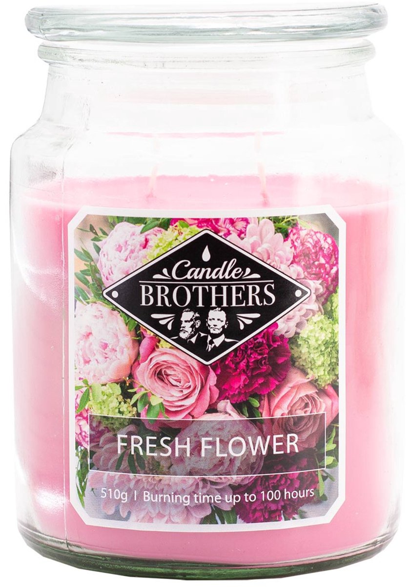 Candle-Brothers geurkaars - frisse bloem