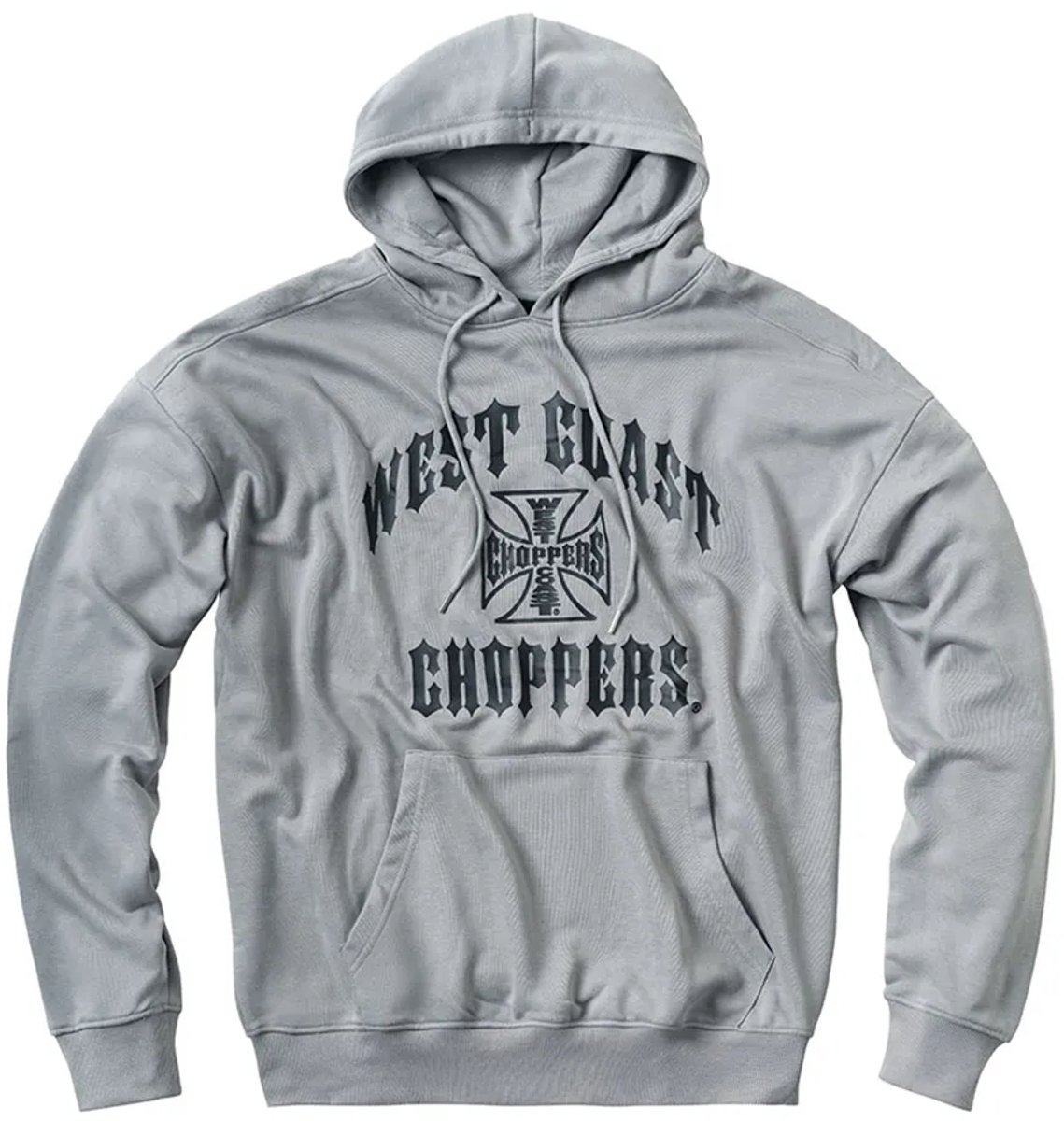 West Coast Choppers Iron Oversized Hoodie Grijs XL
