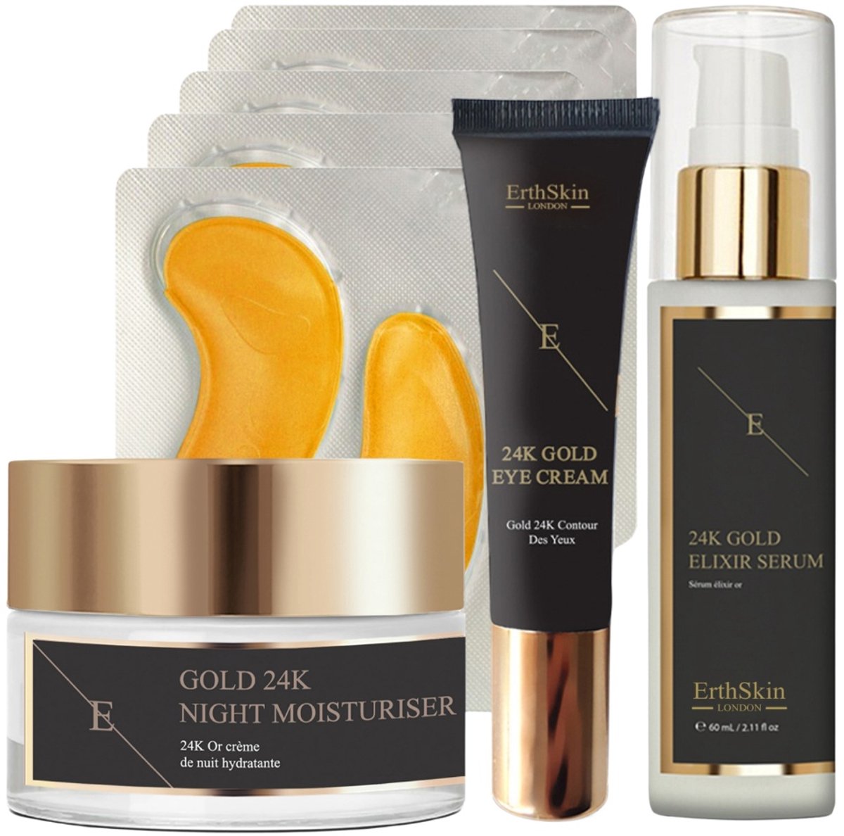 ErthSkin London Anti-Rimpel & Collageen 24K Goud Set